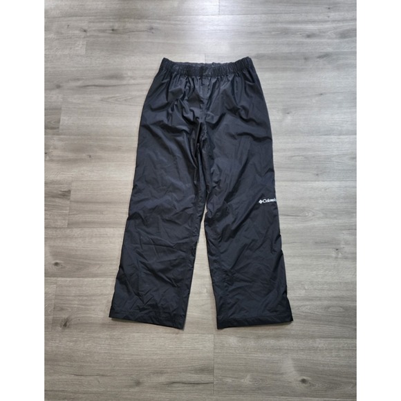 Columbia Other - Columbia Pants Men's Medium Black Baggy Wide Leg Nylon Windbreaker Omni-Tech